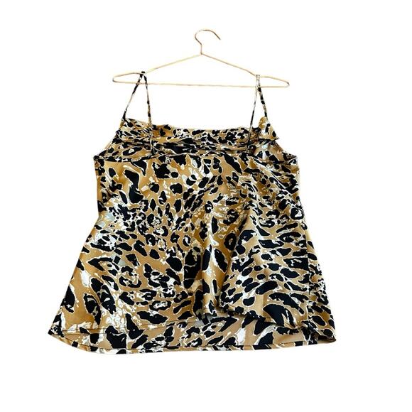 Topshop leopard dressy tank size 6 new with tag - Picture 4 of 5